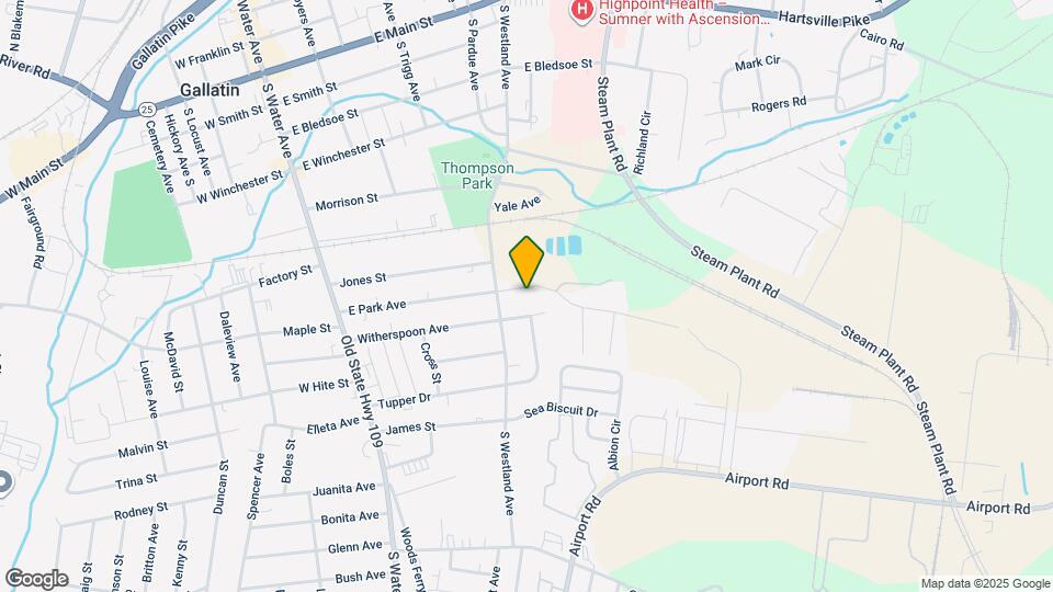 341 E Park Ave Map and Location Details