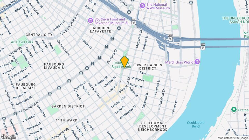 1510 Camp St Map and Location Details
