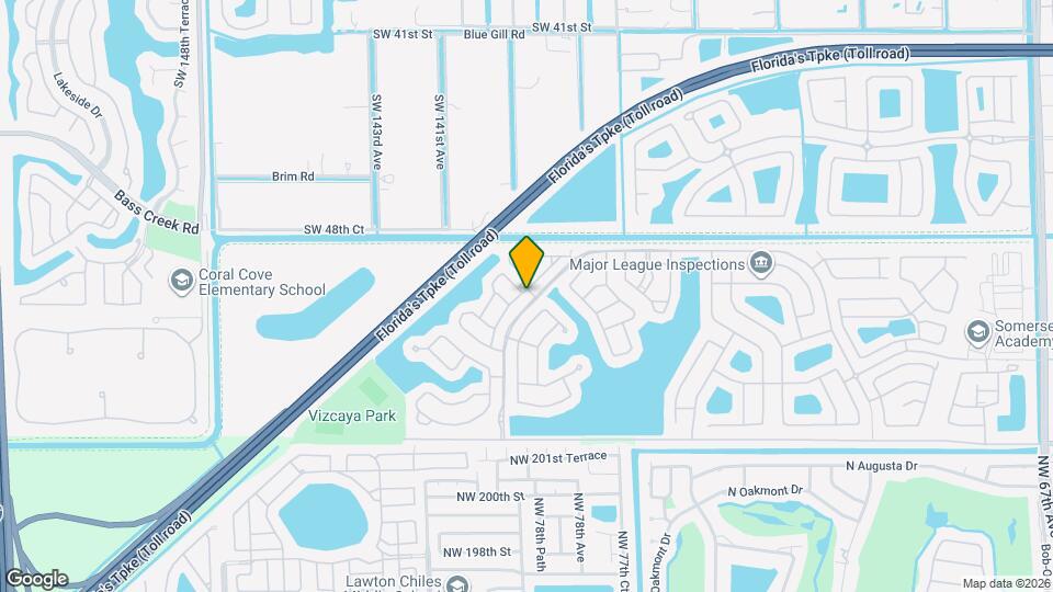 5001 SW 140th Terrace Map and Location Details