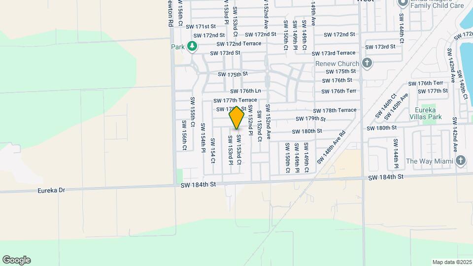 18000 SW 153rd Ct Map and Location Details