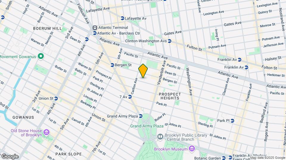 161 Saint Marks Ave, Unit 1 Map and Location Details