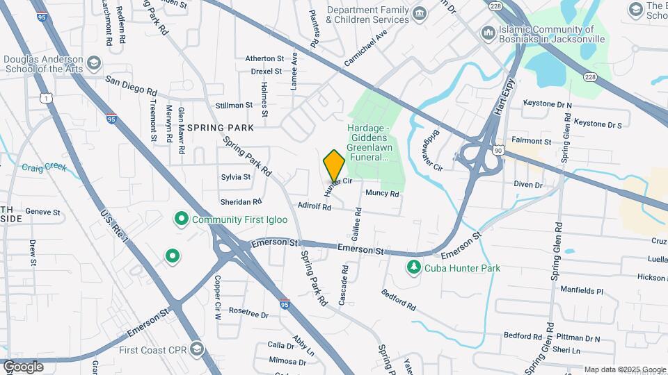 3958 Hunter Cir Map and Location Details