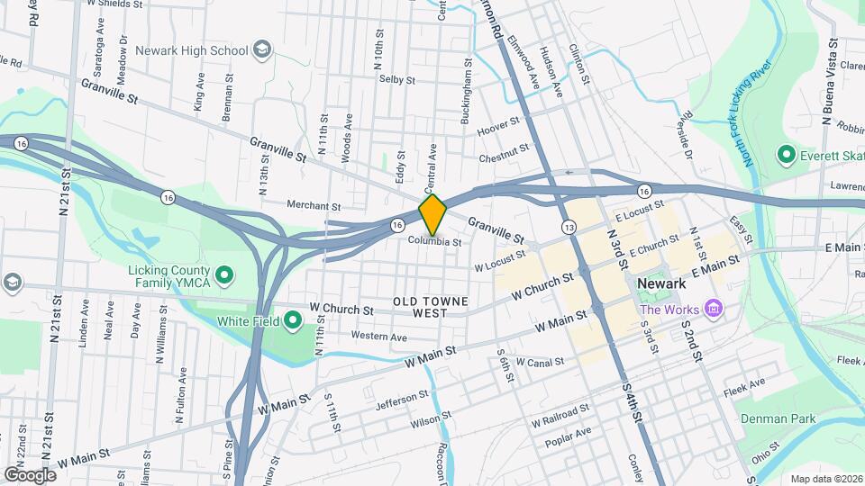 51 Columbia St, Unit UPPER-unit C Map and Location Details