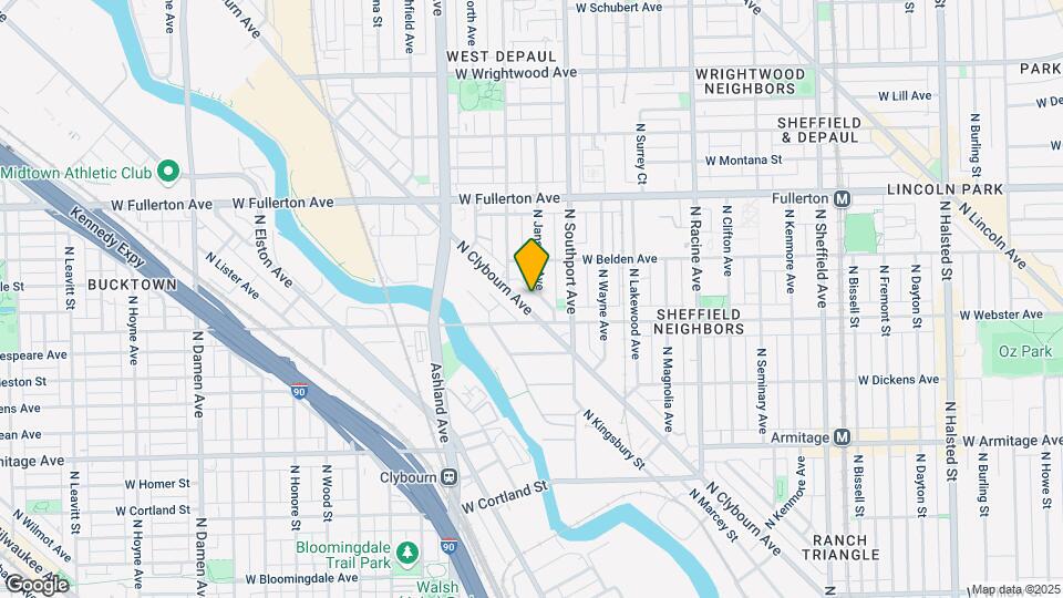 2223 N Clybourn Ave Map and Location Details