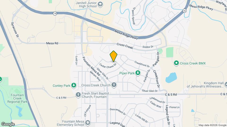 8355 Cedar Chase Dr Map and Location Details