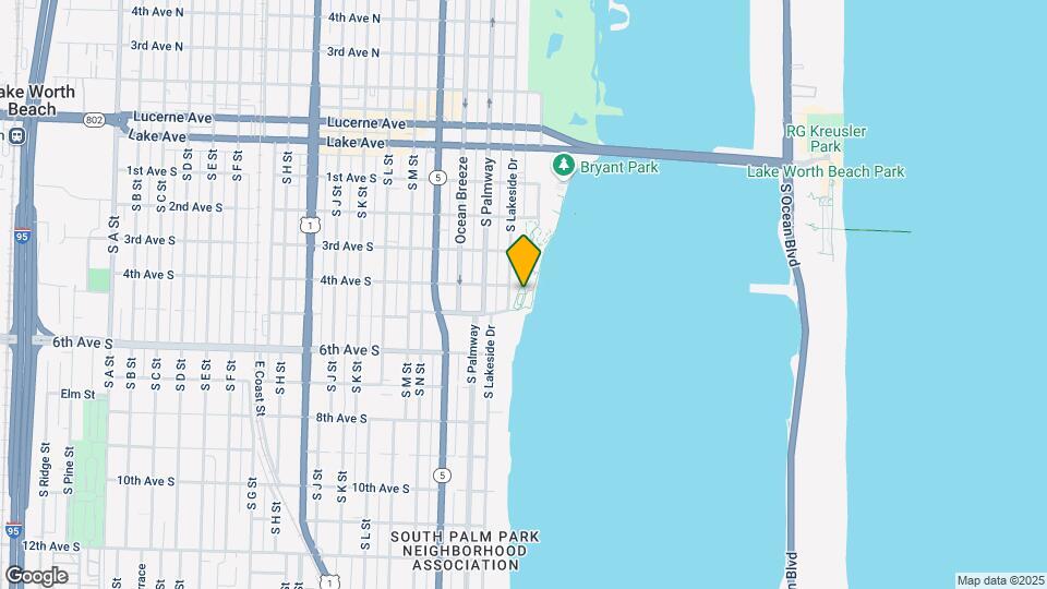 407 S Lakeside Dr Map and Location Details