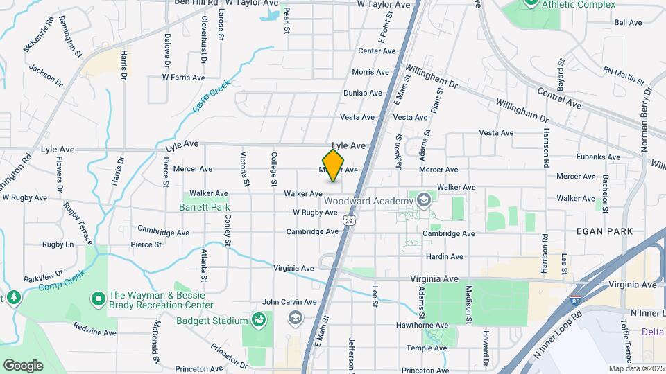 1801 Walker Ave Map and Location Details