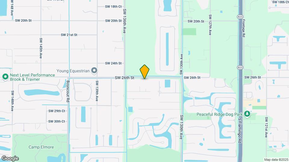 13390 SW 26th St Map and Location Details