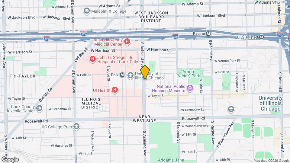 899 S Ashland Ave, Unit 304 Map and Location Details