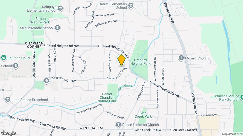 1321 Chapman Hill Dr NW Map and Location Details