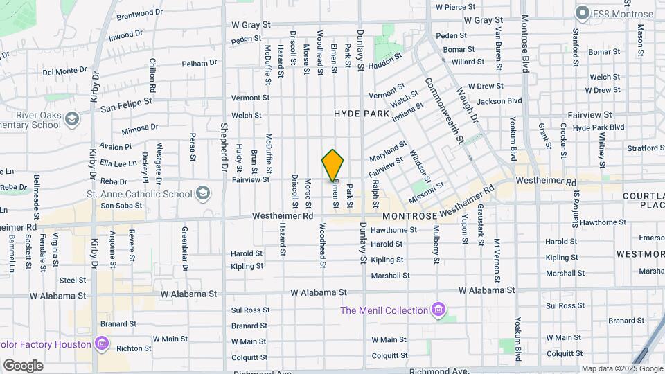 2406 Elmen St Map and Location Details