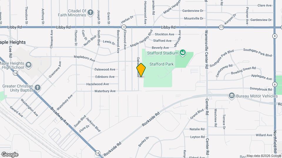 5535 Oakwood Ave Map and Location Details