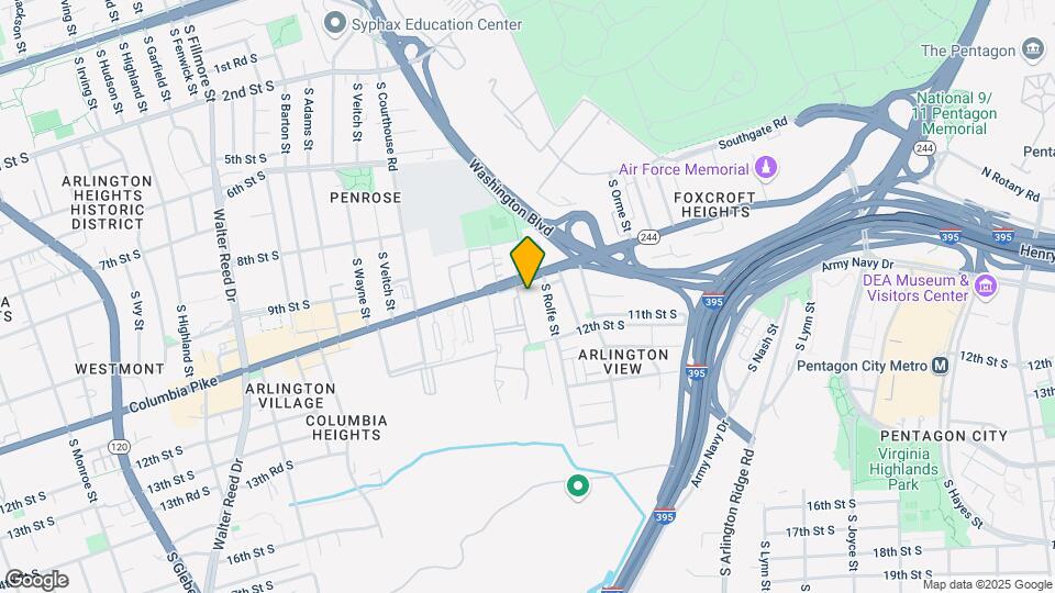 1830 Columbia Pike Map and Location Details