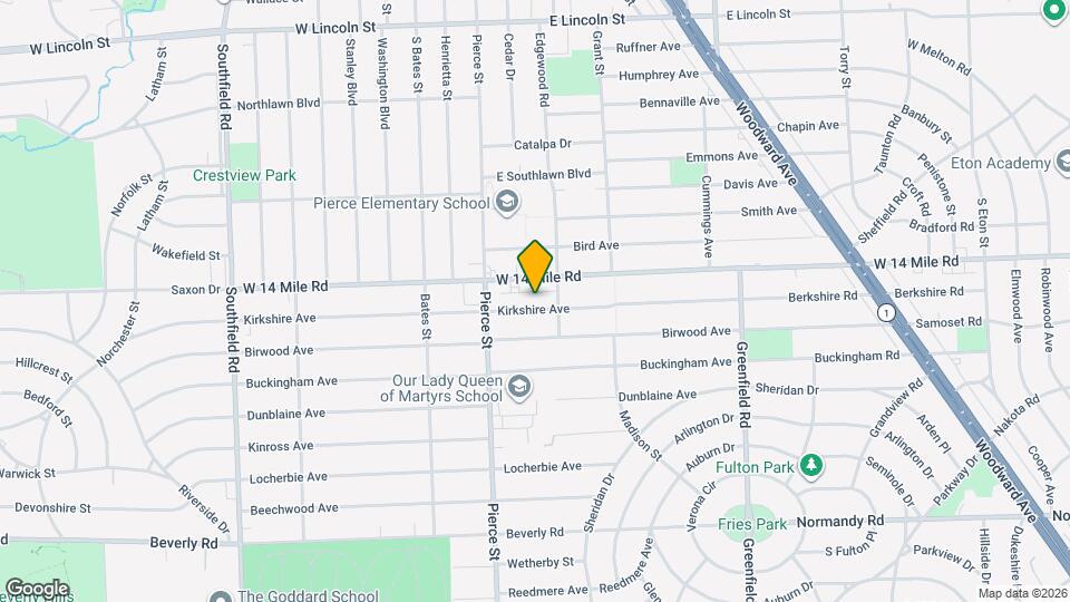 16244 Kirkshire Ave Map and Location Details