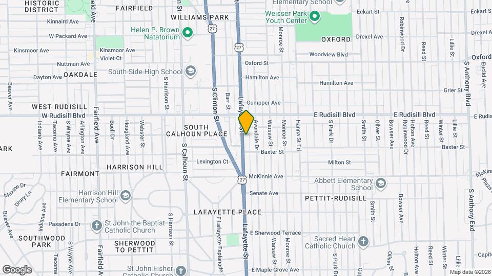 4021 Lafayette St Map and Location Details