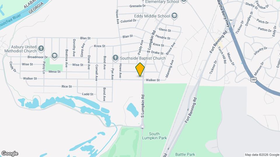 2443 S Lumpkin Rd Map and Location Details