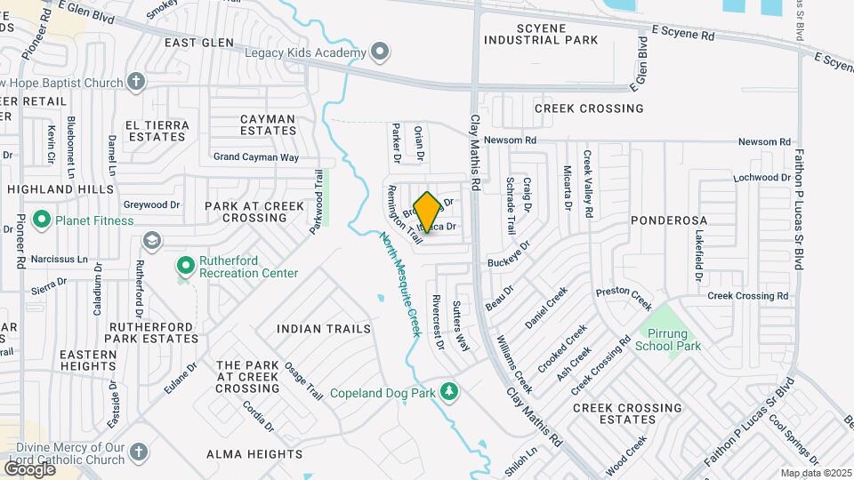 2307 Weatherby Dr Map and Location Details