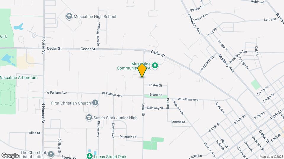 1810 Logan St Map and Location Details