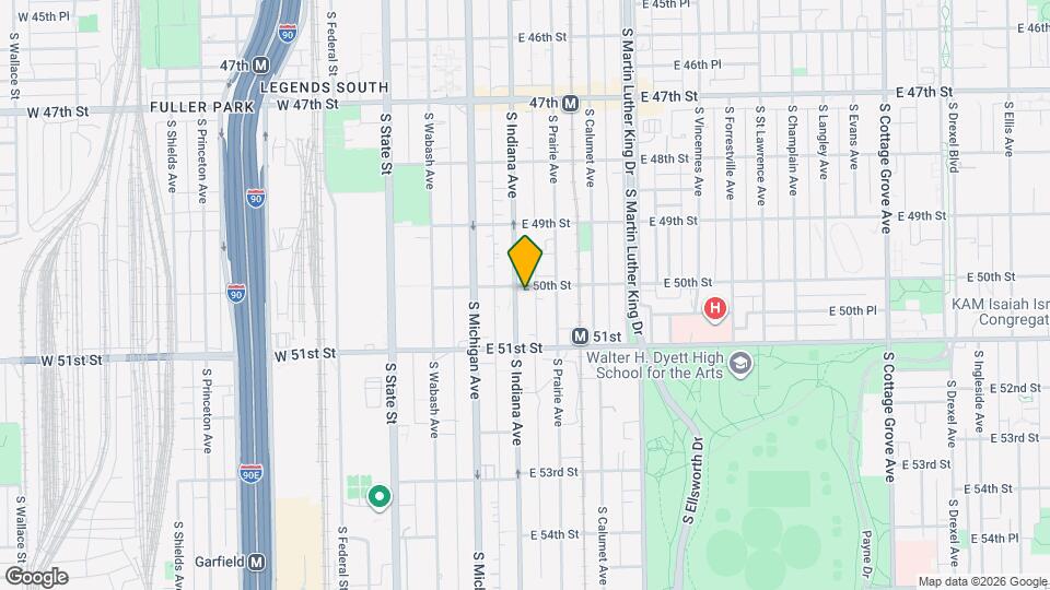 205 E 50th St Map and Location Details