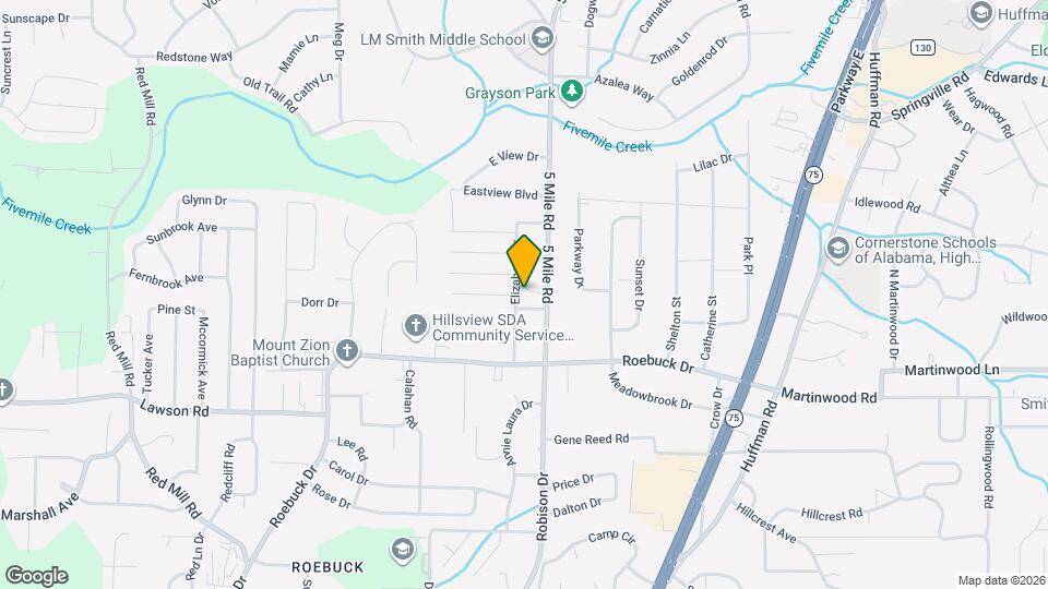 905 Elizabeth Dr Map and Location Details