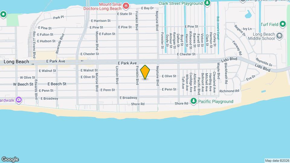 525 E Beech St, Unit 1st Fl Mapa y Detalles de la Ubicación