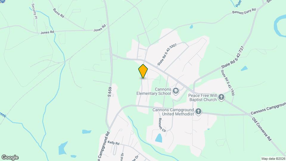 208 Bennett Dairy Rd Map and Location Details