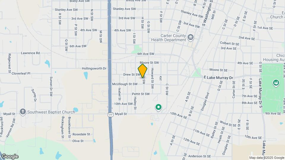 915 G St SW Map and Location Details