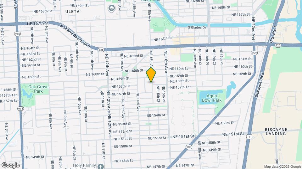 15800 NE 15th Ave Map and Location Details