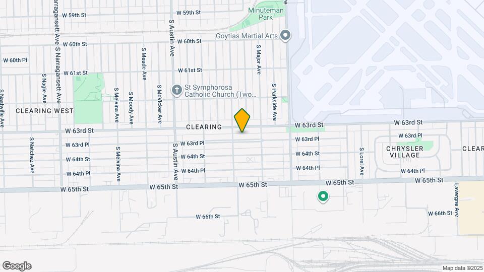 5740 W 63rd Pl Map and Location Details