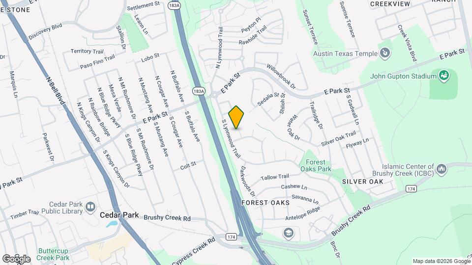 305 Aspen Cove Map and Location Details