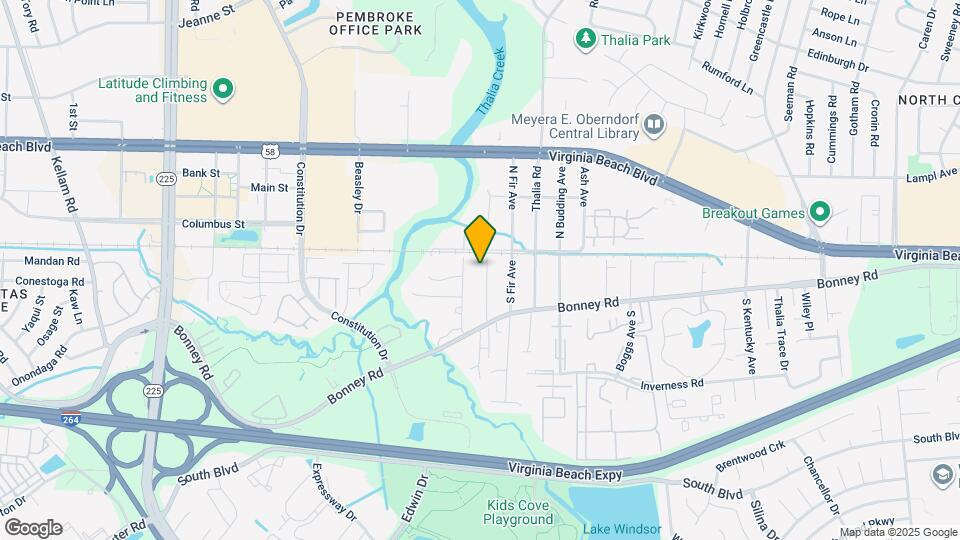 111 S Palm Ave Map and Location Details