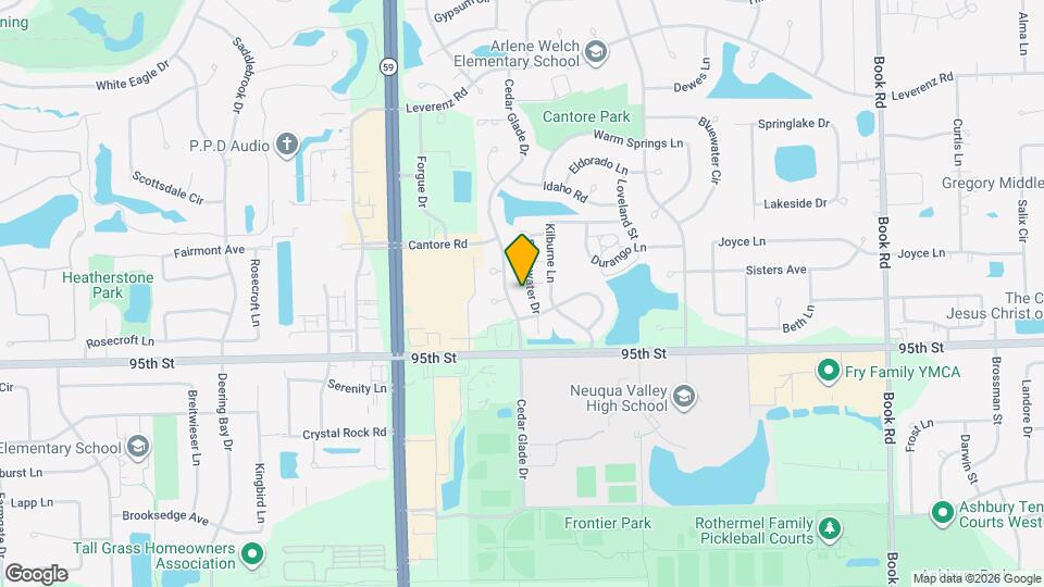 2927 Stonewater Dr Map and Location Details