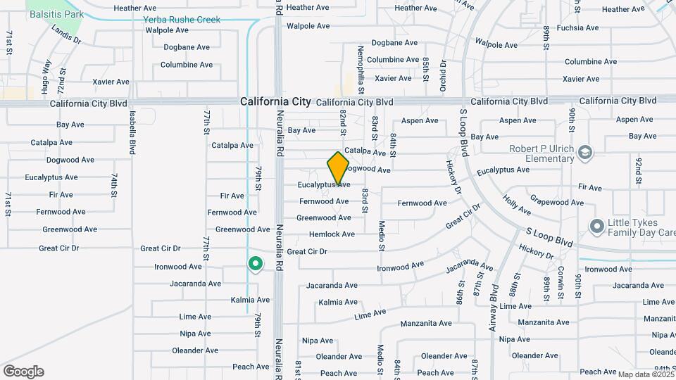 8200 Eucalyptus Ave Map and Location Details