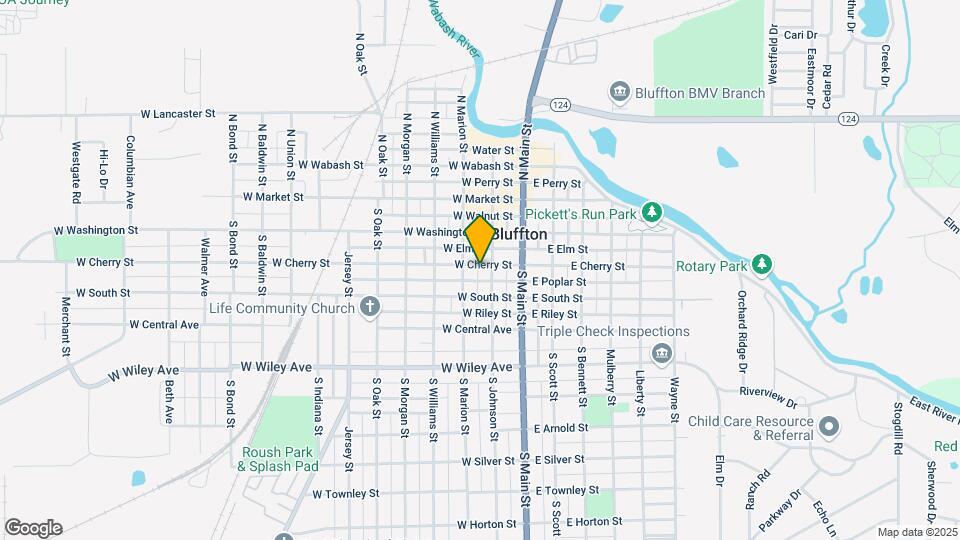 210 W Cherry St Map and Location Details