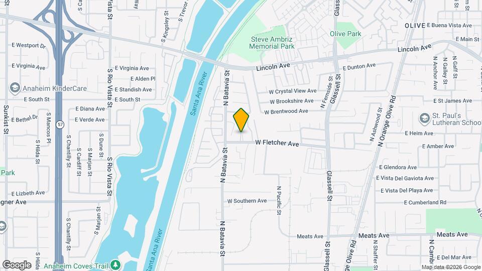 803 W Fletcher Ave Map and Location Details