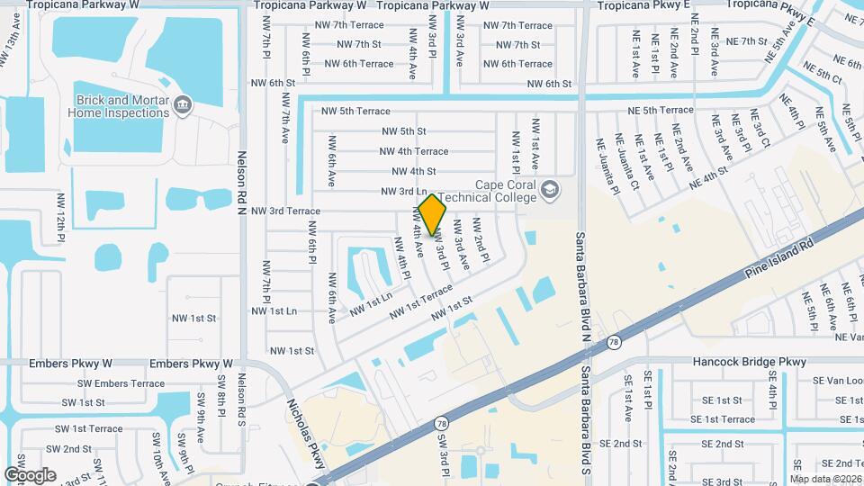 222 NW 3rd Pl Map and Location Details