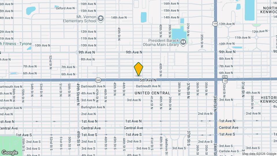 4227 5th Ave N Map and Location Details