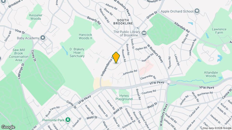 71 Thornton Rd, Unit 1 Map and Location Details