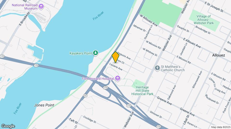 344 Lazarre Ave Map and Location Details