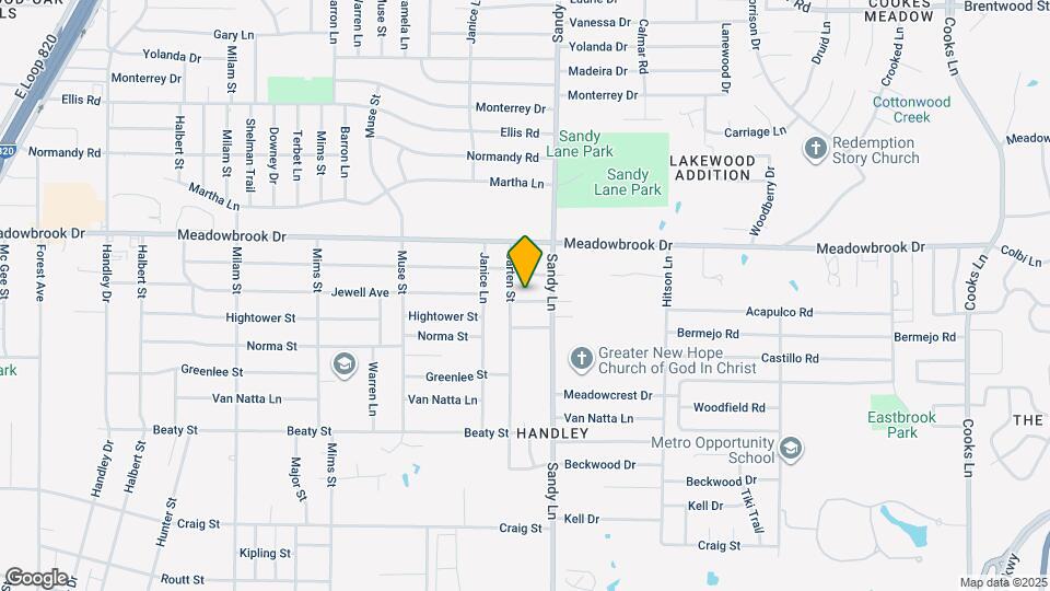 7359 Hightower St Mapa y Detalles de la Ubicación