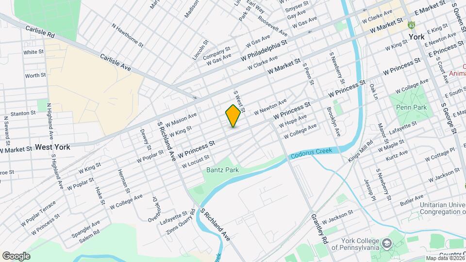 649 W Princess St Map and Location Details