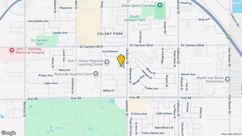 82934 Vía Venecia Map and Location Details