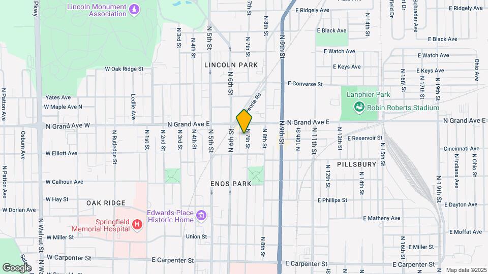 1147 N 7th St Map and Location Details