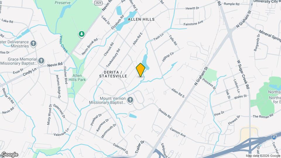 Tricon Allen Road Map and Location Details