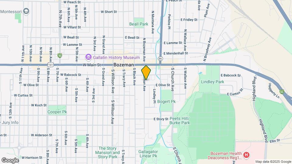 120 S Bozeman Ave Map and Location Details
