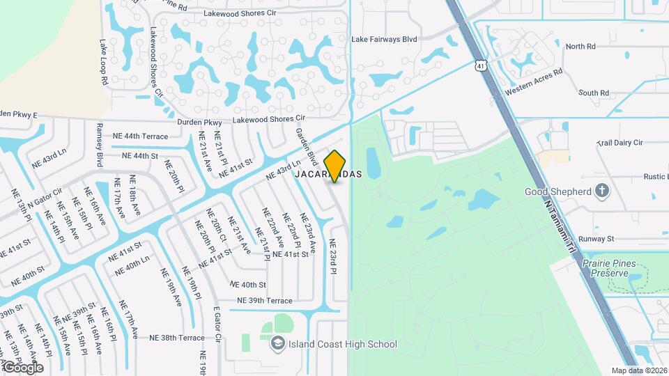 4213 Garden Blvd Map and Location Details