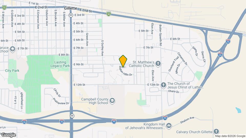 909 Indian Hills Dr Map and Location Details
