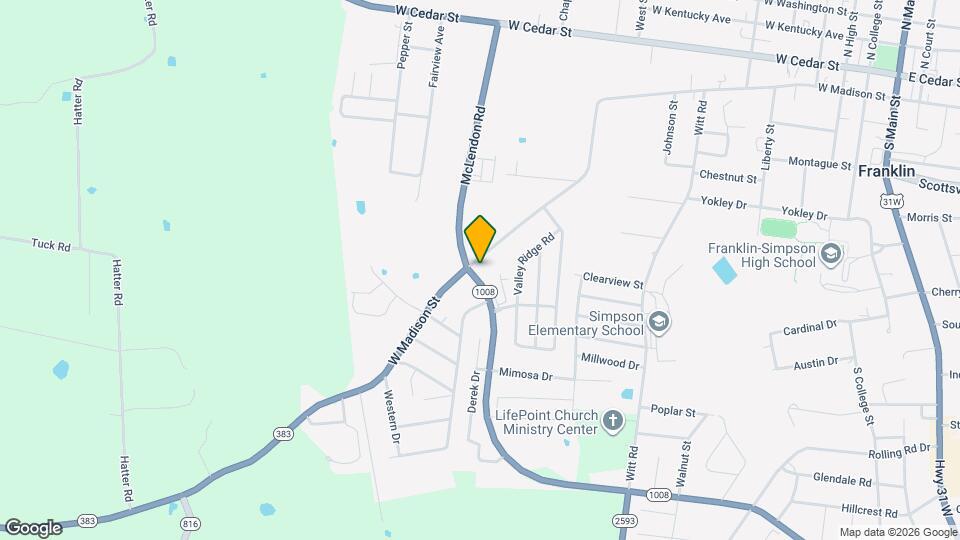 Franklin Oaks Apartments Mapa y Detalles de la Ubicación