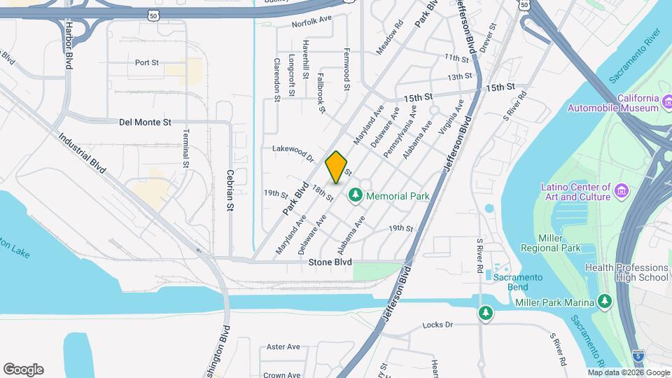 1724 Delaware Ave Map and Location Details