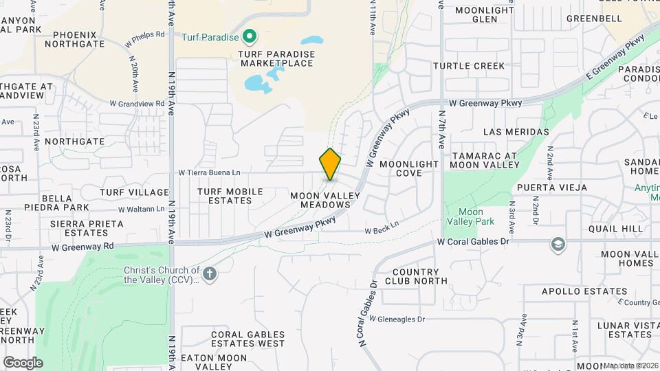 15626 N 13th Ave Map and Location Details